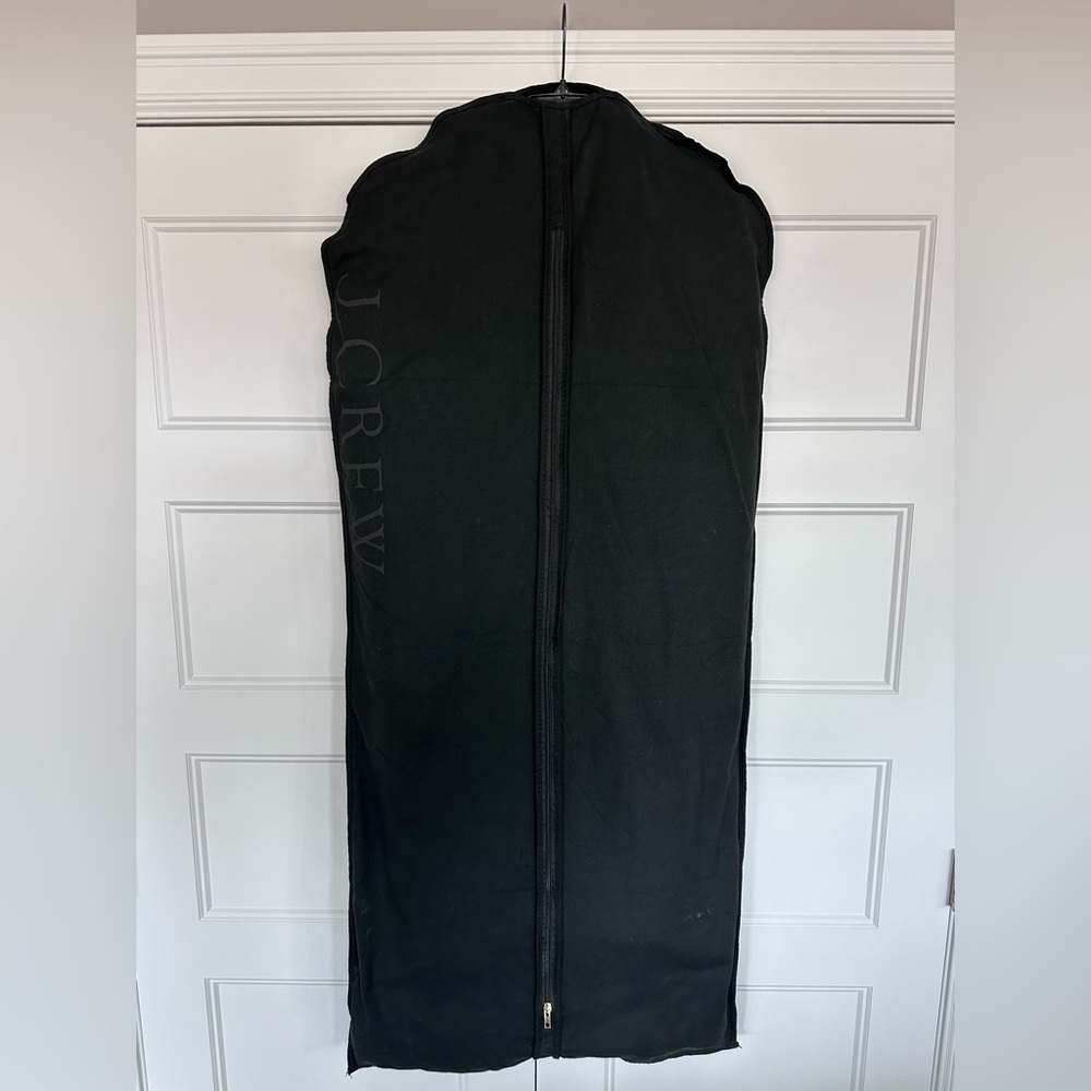 J. CREW Tipped Topcoat Italian Wool Stadium Cloth MEGHAN MARKLE Navy Size 14 NWT - Picture 10 of 14